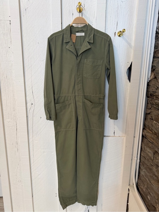 Lucky Brand Pants - Lucky Brand Olive Green Utility Jumpsuit